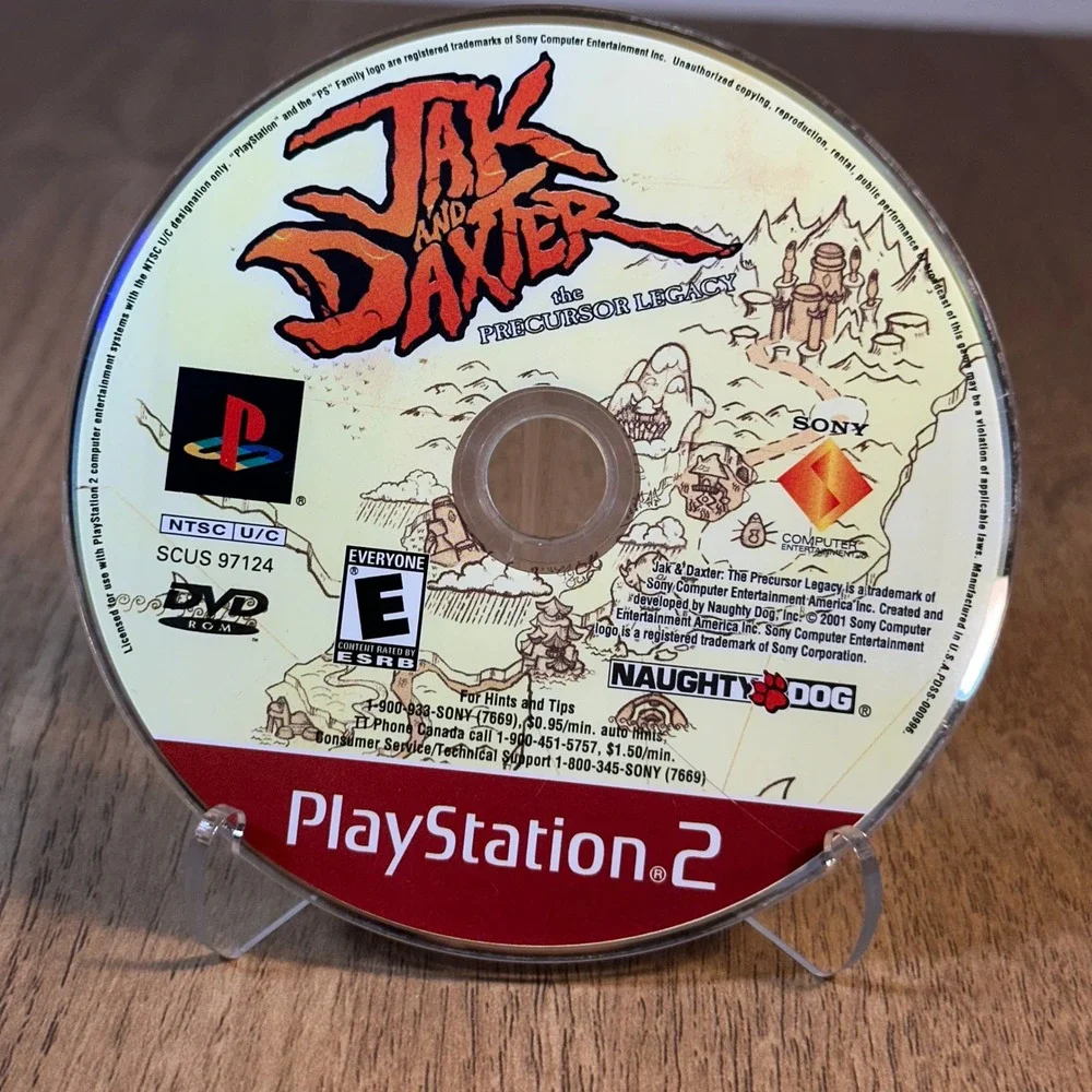 Sony Jak and Daxter The Precursor Legacy PS2 TESTED Disc Only GOOD Platformer